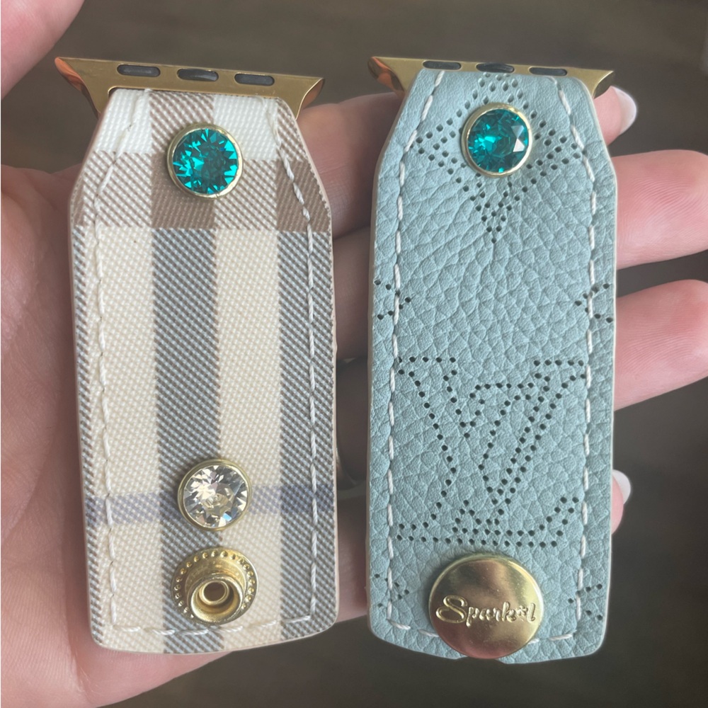 Upcycled LV Watch Band